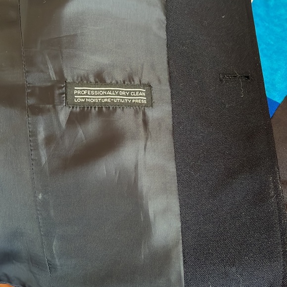 Boys Nordstrom jacket, no size noted, will measure. Prob 12. Missing a button. - Picture 5 of 7